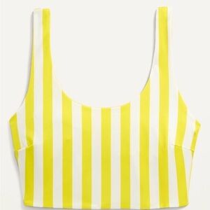 Old Navy Reversible Scoop-Neck Long-Line Swim Top